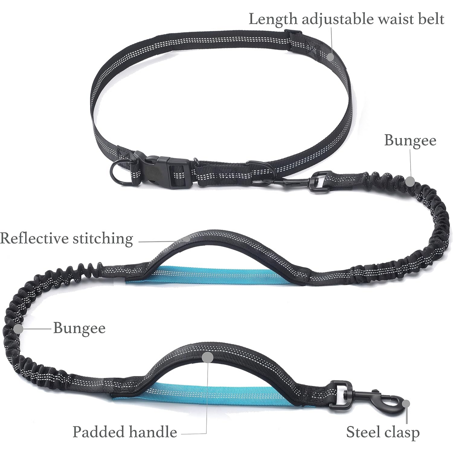 Buddy Belt™ Hands Free Waist Leash